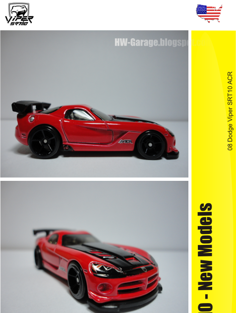 HOT WHEELS Dodge Viper mopar ACR